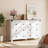 Farmhouse 53'' W 6 Drawer Dresser for Bedroom, Wood Storage Organizer with Double Rustic Handle, TV Stand for 60 inch TV, Chest of Drawers for Living Room, Hallway-299352904