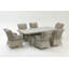 Divona 6 - Person Patio Dining Set with Rectangular Table