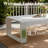Modern Outdoor Aluminum Rectangle Coffee Table-1391922079