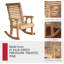 Chaise berçante Amish Casual 600 lb-72018490