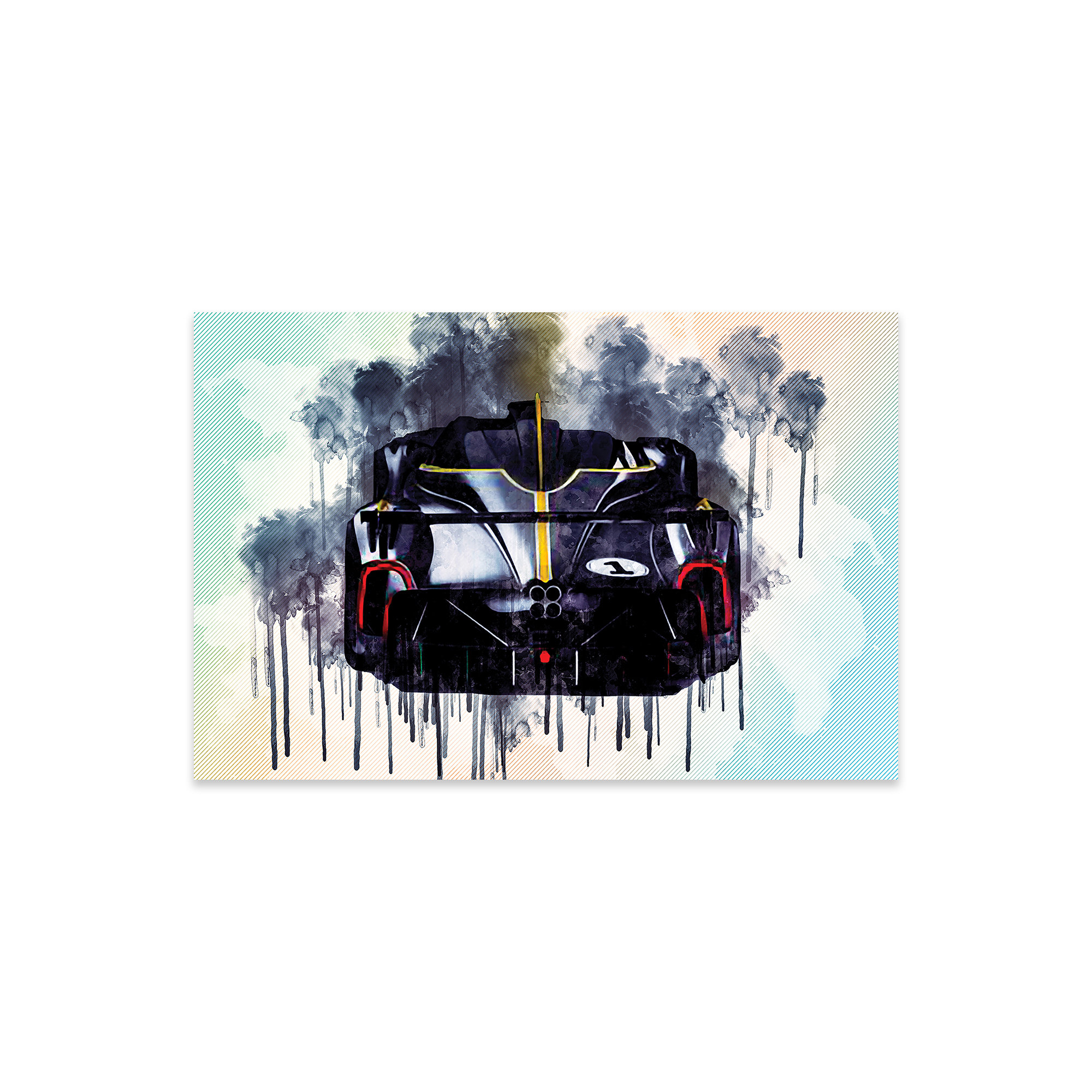 17 Stories 2021 Pagani Huayra R Rear View Exterior Black Hypercar On ...