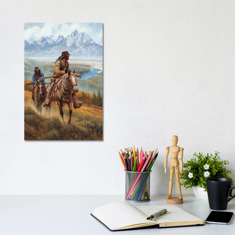 Season Of The Mountain Men by Joe Velazquez - Gallery-Wrapped Canvas Giclée on Canvas, 30.48 cm H x 20.32 cm W