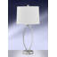 Lampe de table argent 26 "avec sortie Dream collection