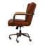 Fauteuil de direction en cuir véritable Parker