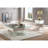 Alenah Mirrored Glass Top End Table