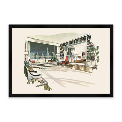 High Rise Sitting Room Print