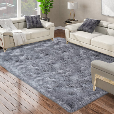 Levata Faux Sheepskin Indoor Rug
