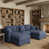 Blue Polyester Blend