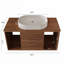 Meuble-lavabo mural 39,4 po avec céramique ovale-1227843980