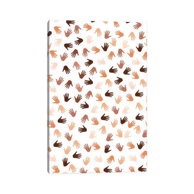 Hands - Wrapped Canvas Painting