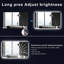 Miroir rectangulaire rétroéclairé avec lumière DEL pour la salle de bain-1088011048
