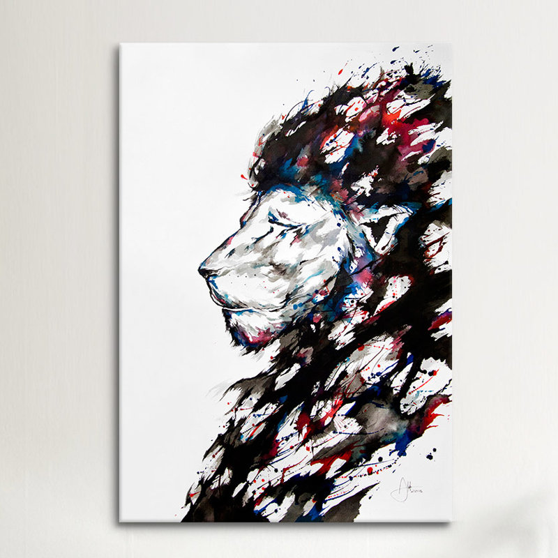 « repose », reproduction sur toile, H 40 po x l 26 po x P 1,5 po, Pas de tapis, Toile tendue