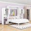 Queen Murphy Bed with Desk and Cabinets-678902489