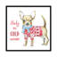 « christmas glamour pup i », impression sur toile-20826128-72800385-72800389