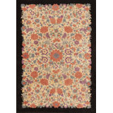 Light Cream Color Antique Artistic Floral Art Deco Chinese Rug