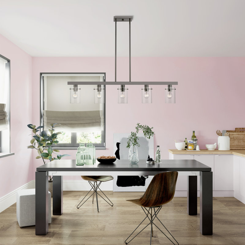 Lustre linéaire Ingris, Noir chromé