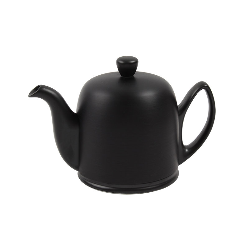 Degrenne Paris Salam Black Teapot with Lid, 33 oz