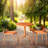 Jerod Premium All-Weather Wicker Outdoor Stacking Dining Side Chair