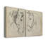 " Horse in Bridle Sketch I " 2 Piece Art Graphic Art Print-459924303
