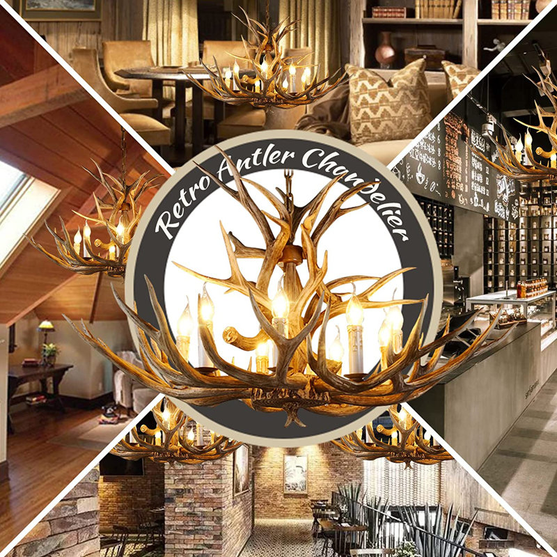 Devontrey 8 - Light Dimmable LED Empire Chandelier