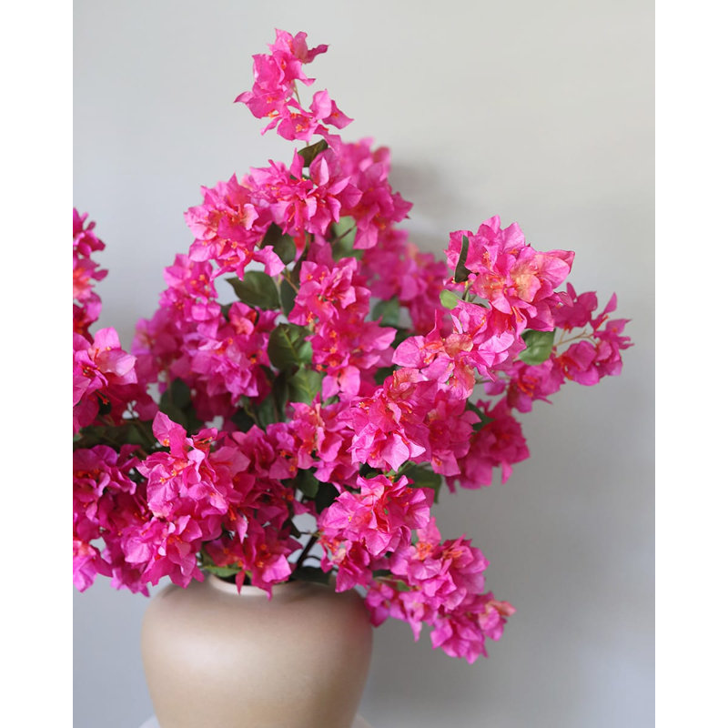 Fuchsia Bougainvillea Branch 44"