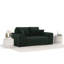 Two-seater square arms loveseat sofa-1560988681