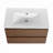 Wall-Mounted Bathroom Vanity With Ceramic Sink