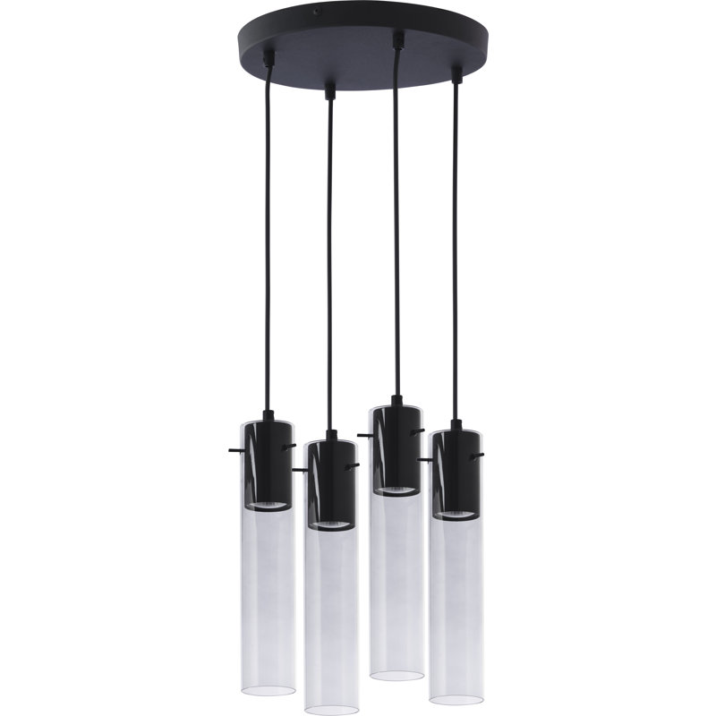 Avenleigh 4 - Light Grey Cluster Pendant