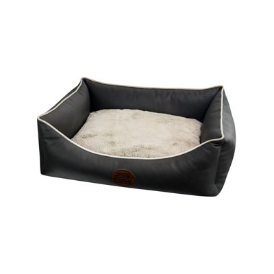 Faux Leather Pet Bed