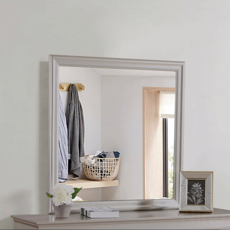 Miroir d'appoint Basic Basic, pour la décoration intérieure, Champagne