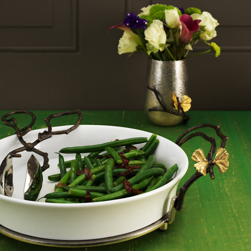 Butterfly Ginkgo Pie Dish