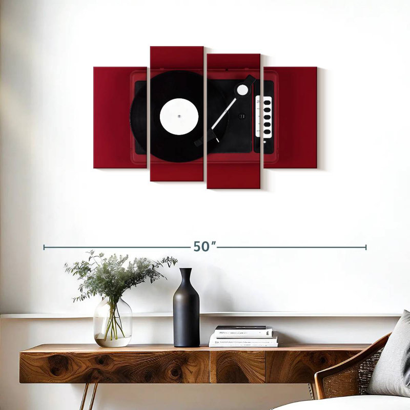Abarca Red Turntable, 22" H x 36" W