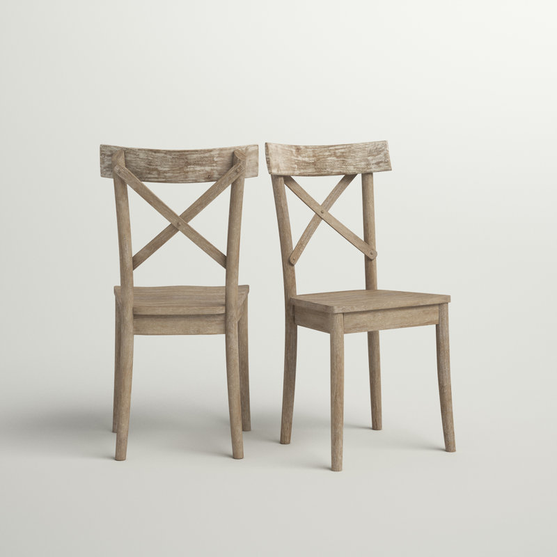 19'' H Acacia Side Chair