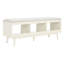 Banc de rangement en bois avec tablettes-1965953449