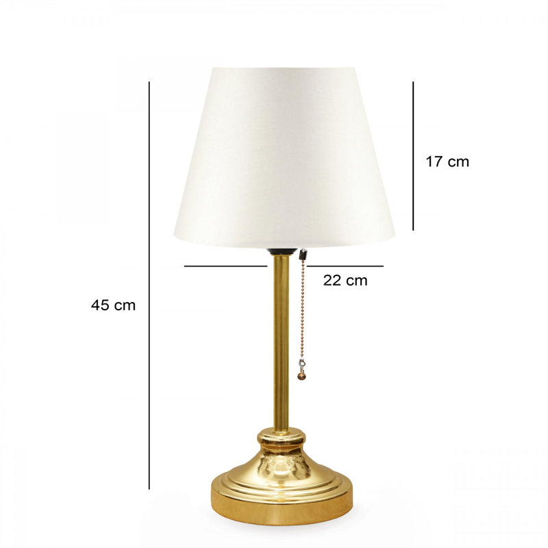 Seawright Metal Table Lamp, Cream