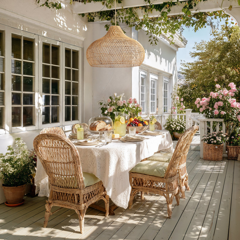Kloe Outdoor Rattan Pendant Light - 14" Natural Brown Dome 1-light Polished Handwoven Adjustable Light Fixture For Covered Patio, Porch In Modern, Traditional, Boho & Coastal Style