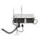 Oukaning Modern Rectangular Kitchen Sink with Single Bowl and Faucet
