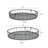 Hicksley Metal Tray - Set of 2