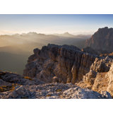 Dolomites, Italy, Sunset From Lagazoui Print by Frank Peters