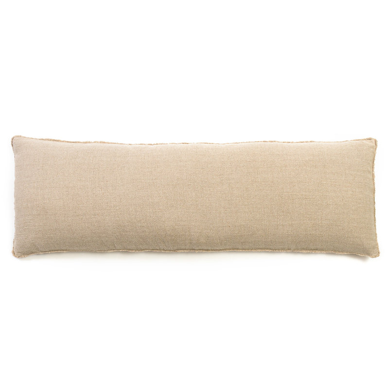 Ranier Reimus Linen Body Pillow, Beige