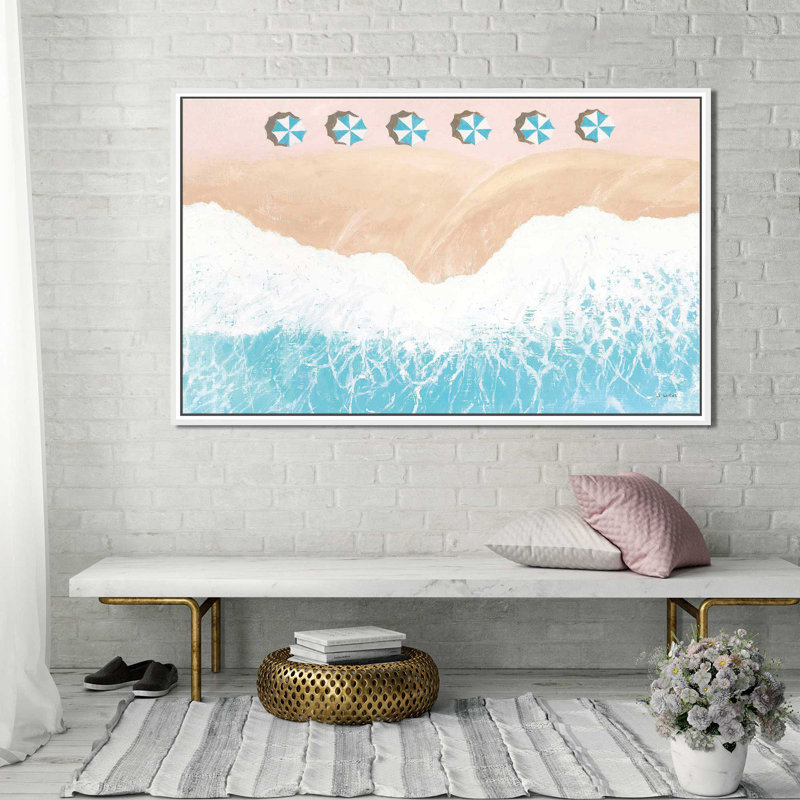 Vue du ciel II - photographie, Cadre flottant blanc, H 31,5 po x l 51,5 po x P 2 po