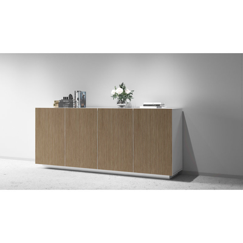 Allare 200cm Sideboard, Brown/White