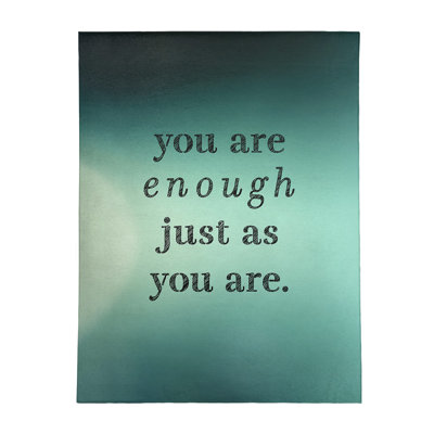 Tapis en chenille en polyester multicolore Quotes