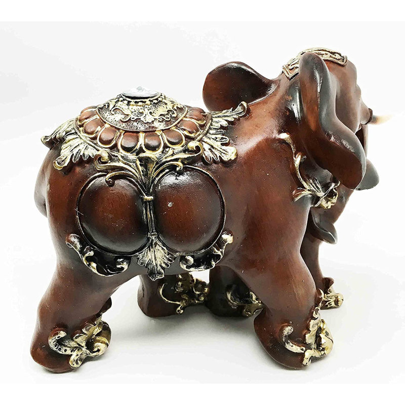 Figurine éléphant avec veau