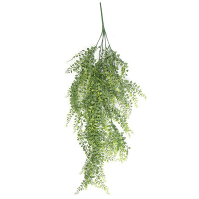 Multipack Hanging Plants Fire / UV Resistant 82cm Faux Fern Plant