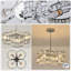 Lustre tambour 4 lumières à longueur réglable-733590630