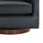 Bennett Genuine Leather Swivel Barrel Chair-995754771
