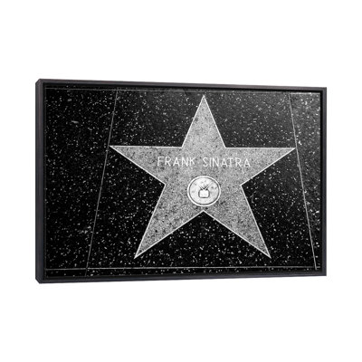 Frank Sinatra Star - Framed Wall Art Print