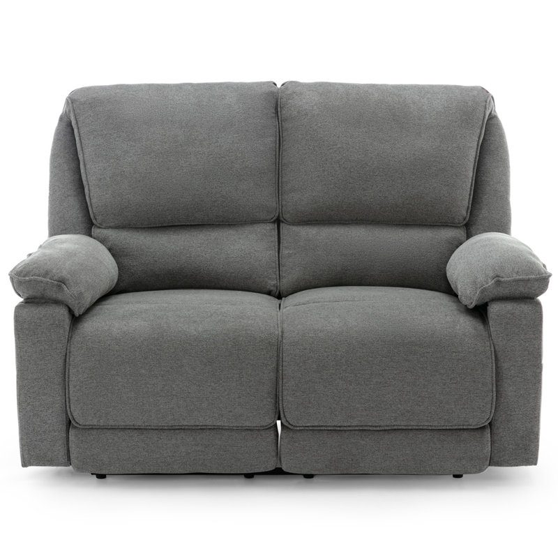 Latch Recliner 1,2 and 3 Seater Sofa Set, Grey