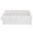 Twin Size Bed with Built-in Bookshelves, Small Staircase, High-Quality Safety Rails & Trundle, White-373334173-373334171